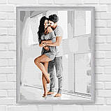 Картина за номерами Люди. Пара в обіймах 40*50 см Ідейка KHO 8515, фото 6