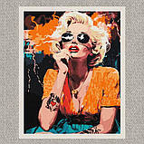 Картина за номерами Люди. Монро в Голівуді 30*40 см Ідейка KHO 8567, фото 2