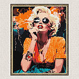 Картина за номерами Люди. Монро в Голівуді 30*40 см Ідейка KHO 8567, фото 5