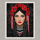 Картина за номерами Нескорена дівчина 30*40 см Ідейка KHO 8604, фото 2