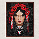 Картина за номерами Нескорена дівчина 30*40 см Ідейка KHO 8604, фото 3