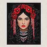 Картина за номерами Нескорена дівчина 30*40 см Ідейка KHO 8604, фото 4