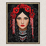 Картина за номерами Нескорена дівчина 30*40 см Ідейка KHO 8604, фото 5