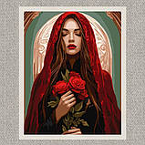 Картина за номерами Зачарована дівчина 30*40 см Ідейка KHO 8605, фото 2