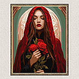 Картина за номерами Зачарована дівчина 30*40 см Ідейка KHO 8605, фото 5