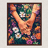 Картина за номерами Жест підтримки 30*40 см Ідейка KHO 8618, фото 3