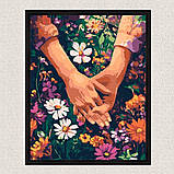 Картина за номерами Жест підтримки 30*40 см Ідейка KHO 8618, фото 4