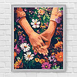 Картина за номерами Жест підтримки 30*40 см Ідейка KHO 8618, фото 6