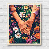 Картина за номерами Жест підтримки 30*40 см Ідейка KHO 8618, фото 7