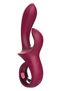 Вібратор-кролик Dreamtoys Glam Duo Vibrator з гачком ручкою, 22.7 х 4.2 см