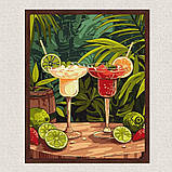 Картина за номерами Натюрморт. Екзотичні коктейлі 30*40 см Ідейка KHO 5695, фото 3