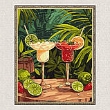 Картина за номерами Натюрморт. Екзотичні коктейлі 30*40 см Ідейка KHO 5695, фото 5
