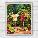 Картина за номерами Натюрморт. Екзотичні коктейлі 30*40 см Ідейка KHO 5695, фото 6