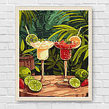 Картина за номерами Натюрморт. Екзотичні коктейлі 30*40 см Ідейка KHO 5695, фото 7