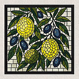Картина за номерами Лимони та вітраж 30*30 см Ідейка KHO 5738, фото 4