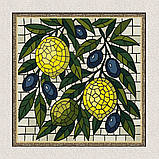 Картина за номерами Лимони та вітраж 30*30 см Ідейка KHO 5738, фото 5