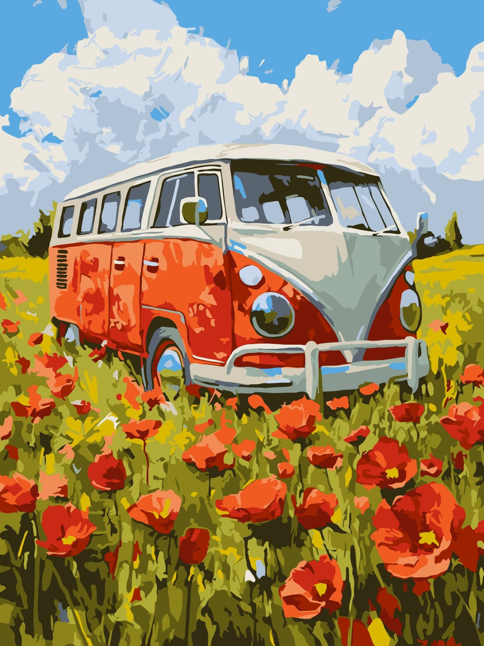 Картина за номерами Пейзаж. Подорож у минуле 30*40 см Ідейка KHO 6392, фото 1