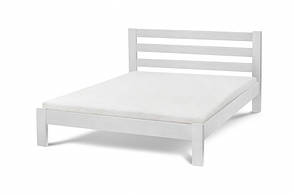 Ліжко двоспальне з масиву сосни ГЕФЕСТ, Мікс меблі, колір білий, фото 2