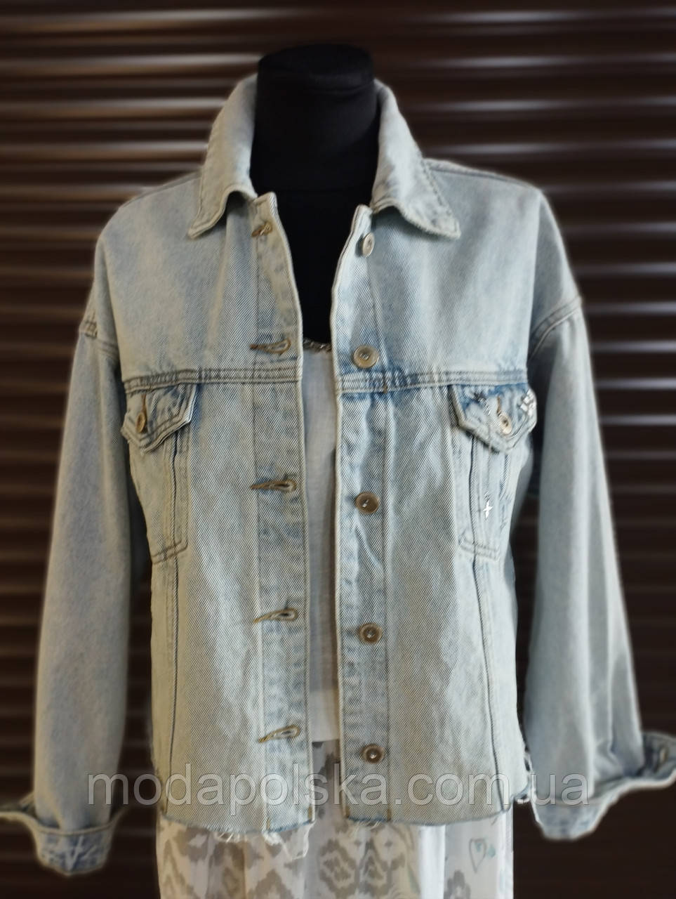 Куртка джинсова коротка, фото 1