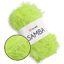 YarnArt SAMBA/Травка, Жовтий неон №2052