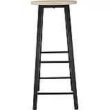 Набір з 2 барних стільців Keynes зі світлого дерева, дуб Сонома, фото 4