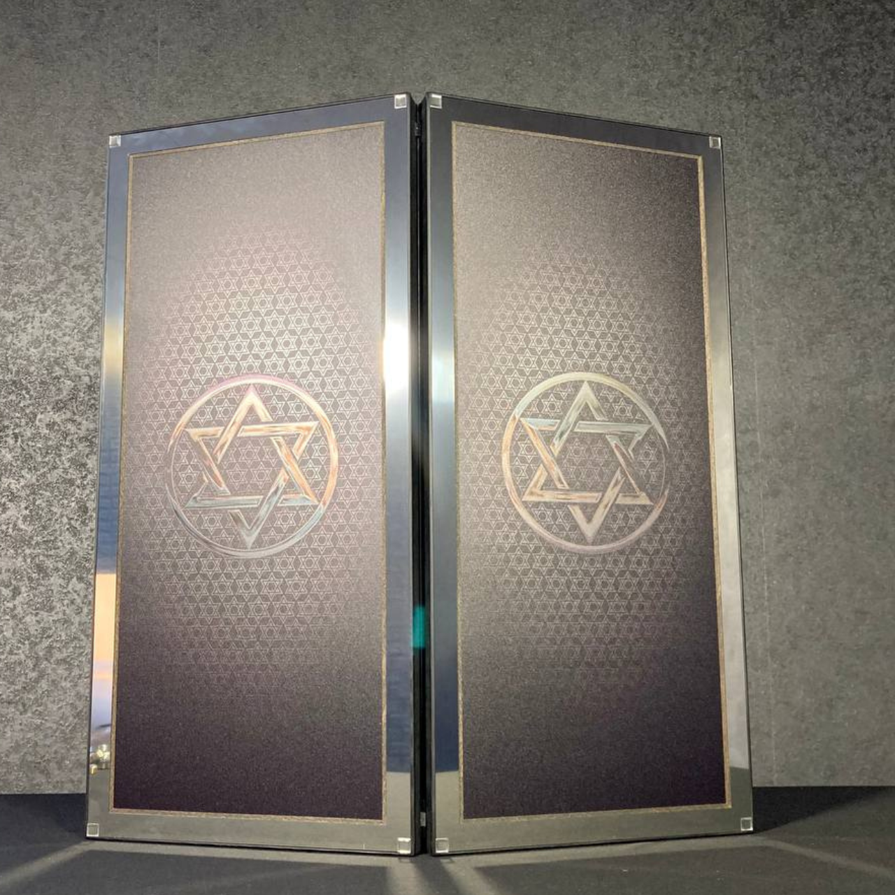 Нарди з металу Зірка Давида 64×30×6см, фото 1