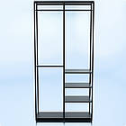 Стійка "PENELOPE ODISSEY" 2400х1230х480мм. Рейл вішало для одягу, стелаж поличний з вішалками та полицями, фото 5