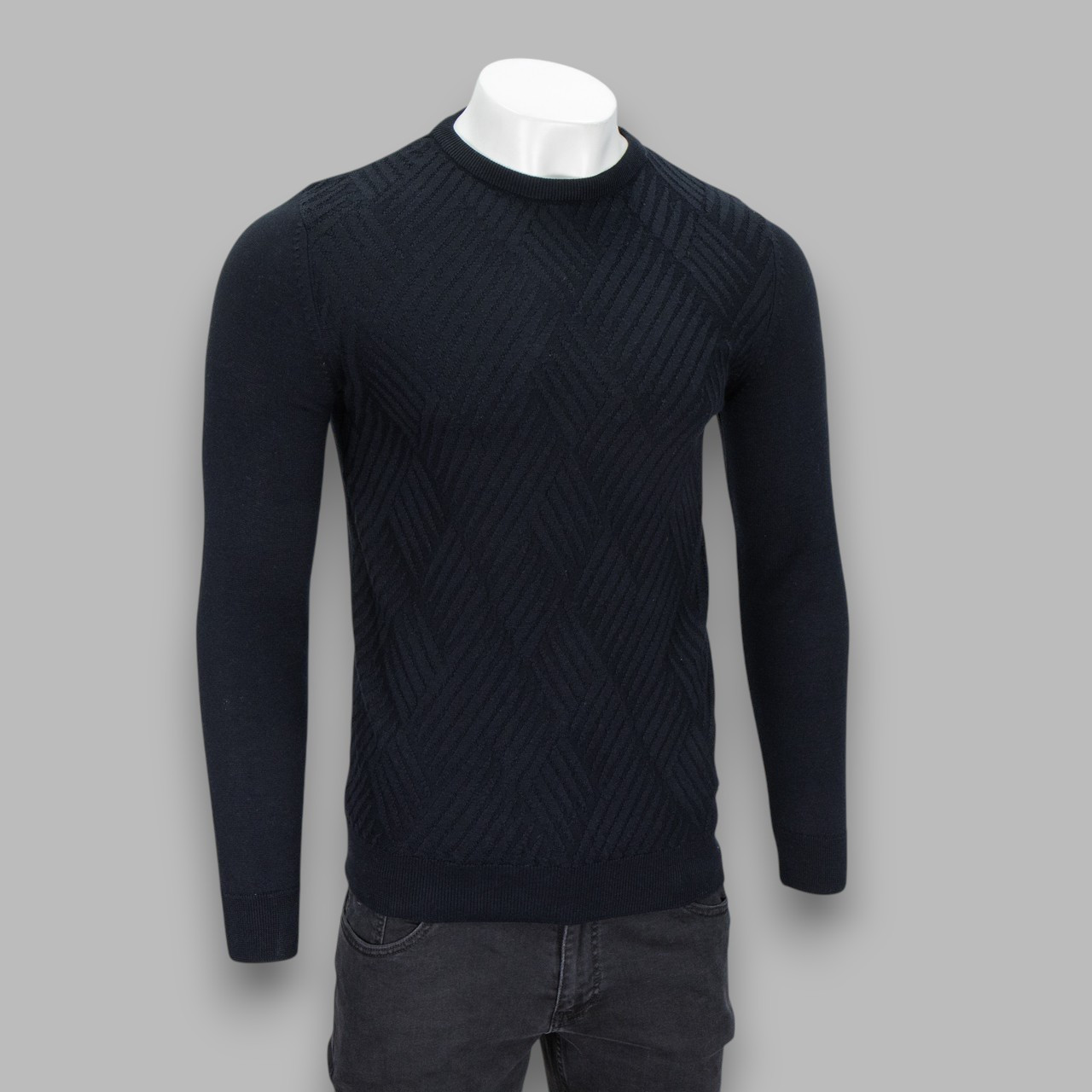 Реглан чоловічий Tony Montana T1301 LACIVERT 50% бавовна 50% поліестер M(Р), фото 1