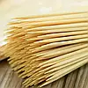 Шпажки бамбукові 40 см 80 шт довгі дерев'яні шпажки, дерев'яні бамбукові палички для шашлику та барбекю, фото 3