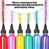 Дитячий набір для творчості картини з піску 9 в 1 KP-004 на картоні, фото 4