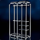 Стійка "PENELOPE ODISSEY" 2400х1230х480мм. Рейл вішало для одягу, стелаж поличний з вішалками та полицями, фото 2