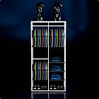 Стійка "PENELOPE ODISSEY" 2400х1230х480мм. Рейл вішало для одягу, стелаж поличний з вішалками та полицями, фото 4