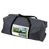 Намет з тентом кемпінговий на 6-8 осіб 330*220*185см зелений, фото 5