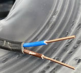 Кабель моножила ВВГ-п нг ls 2х2.5 силовий, повний переріз Одеса Каблекс (бухта 100м), фото 2