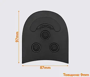 TACCO ETON (2055), р. 43-44, кол. чорний (АА), набійка Vibram