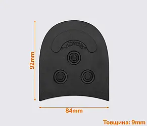 TACCO ETON (2055), р. 41-42, кол. чорний (АА), набійка Vibram