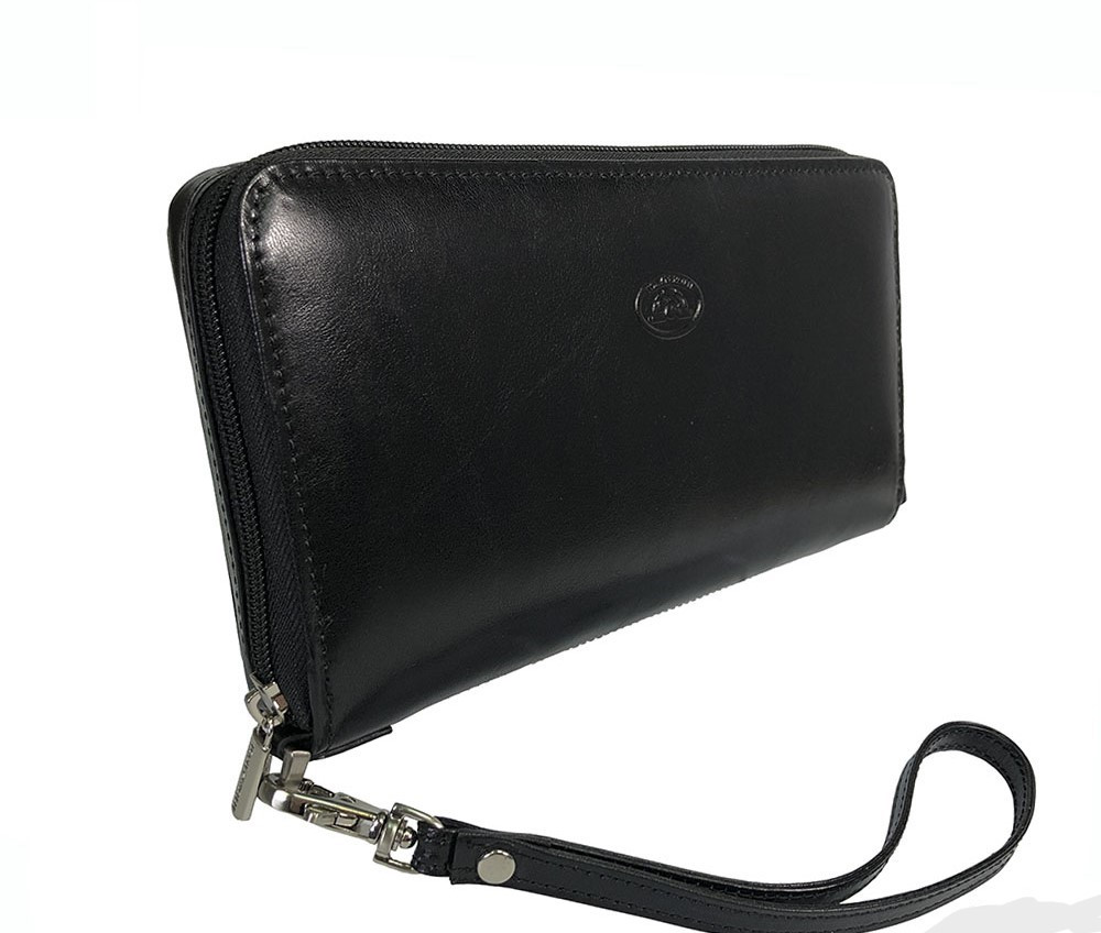 Портмоне-клатч шкіряне Italico 3528-21 чорний Tony Perotti