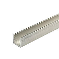 Профіль алюмінієвий п подібний 8x8мм довжина 2м ( ціна 1м ) неанодований АД31 Т5