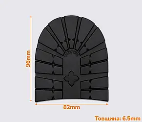 MARTA (5721), р. 04, кол.чорний (АА), набійка Vibram