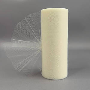 Фатин у рулонах 15см, моток 20м - айворі