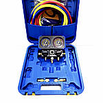 Манометричний колектор Value R410a, 22, 134a, 407c NAVTEK VRM2-B двохвентильний, шланги 150 см