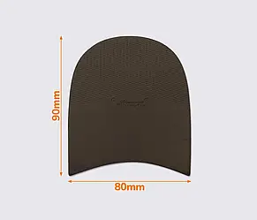 TACCO TOP (5350), р. 02, кол. темно-коричневий (18), набійка Vibram