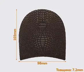 EXPLOSION (5340), р. 040, кол. темно-коричневий (18), набійка гумова Vibram