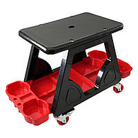 Стілець пластиковий багатофункціональний для автосервісу G.I.KRAFT GI36001