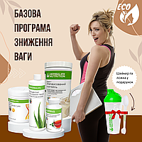 Набір для похудання "Нова Ти" Гербалайф детокс протеїновий коктейль жироспалювачі препарати таблетки + Шейкер і ложка в подарунок