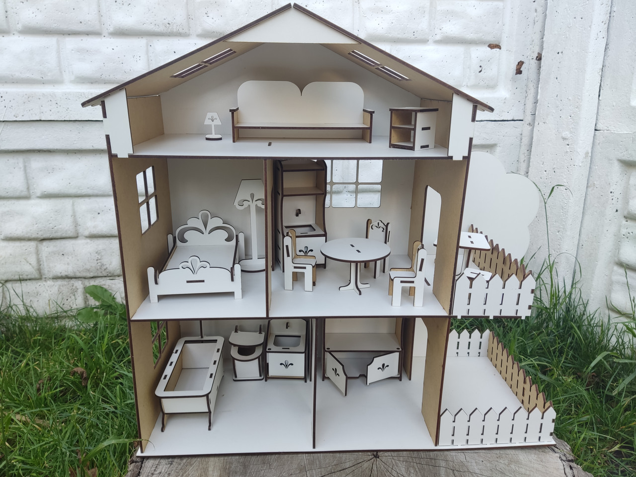 Ляльковий будиночок Будинок для Lol Дом для барби з меблями, фото 1