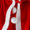 Новорічний червоний Плащ Санта жіно чий, фото 5