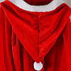 Новорічний червоний Плащ Санта жіно чий, фото 6
