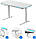 Deskne Sense7 Nomo White 120 CMX60 см, фото 5