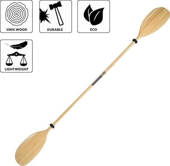 John Paddle Canoeing Paddle Paddle Складання двох -Прямий/Торсіональний 235 см 235 см